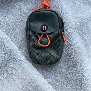 lululemon athletica Black and Orange Belt Bag